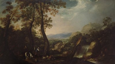 Landschaft mit Wildbach, 1665 von Ignacio Iriarte